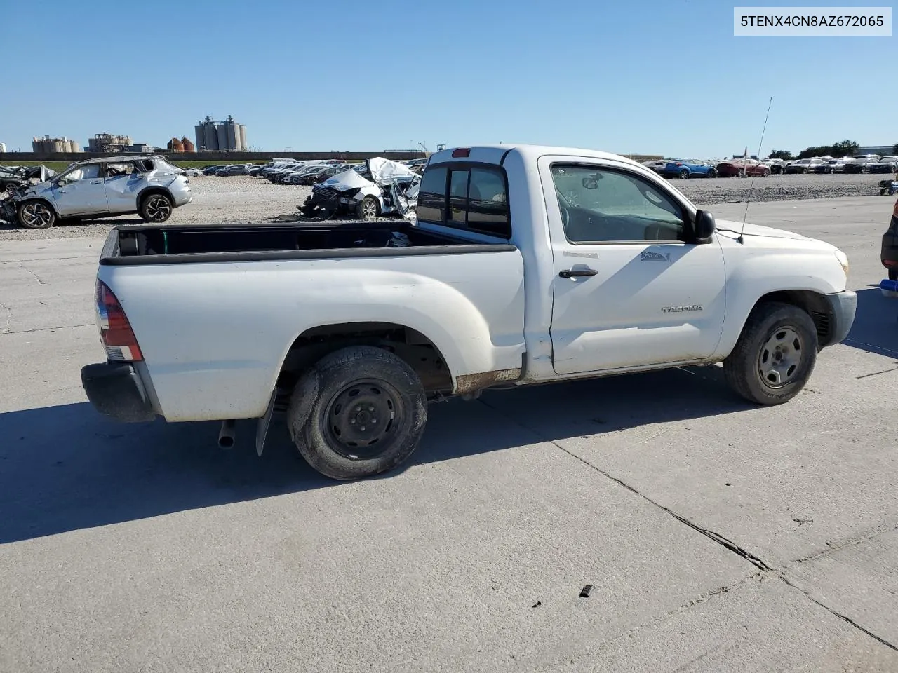 2010 Toyota Tacoma VIN: 5TENX4CN8AZ672065 Lot: 76476904