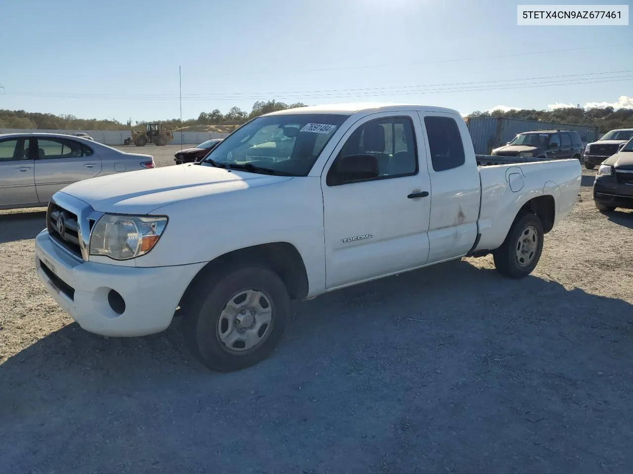 2010 Toyota Tacoma Access Cab VIN: 5TETX4CN9AZ677461 Lot: 76591484