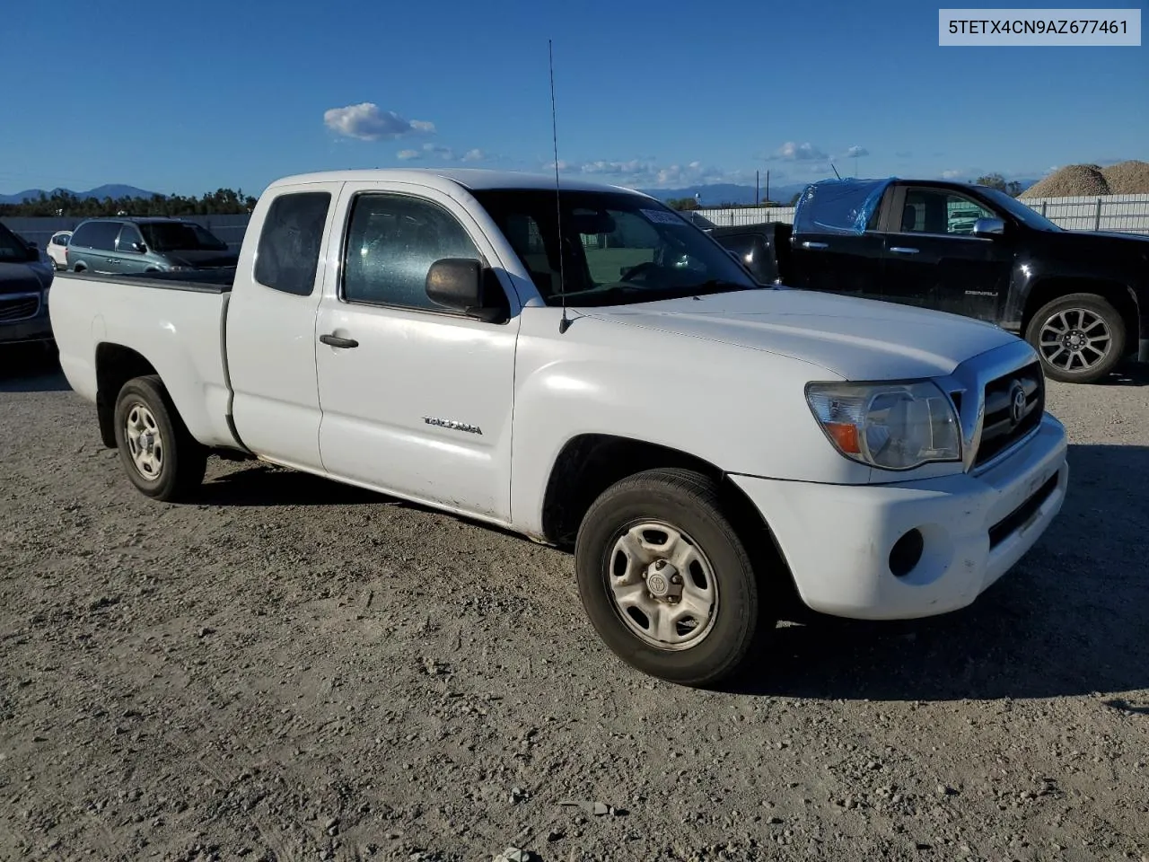 2010 Toyota Tacoma Access Cab VIN: 5TETX4CN9AZ677461 Lot: 76591484