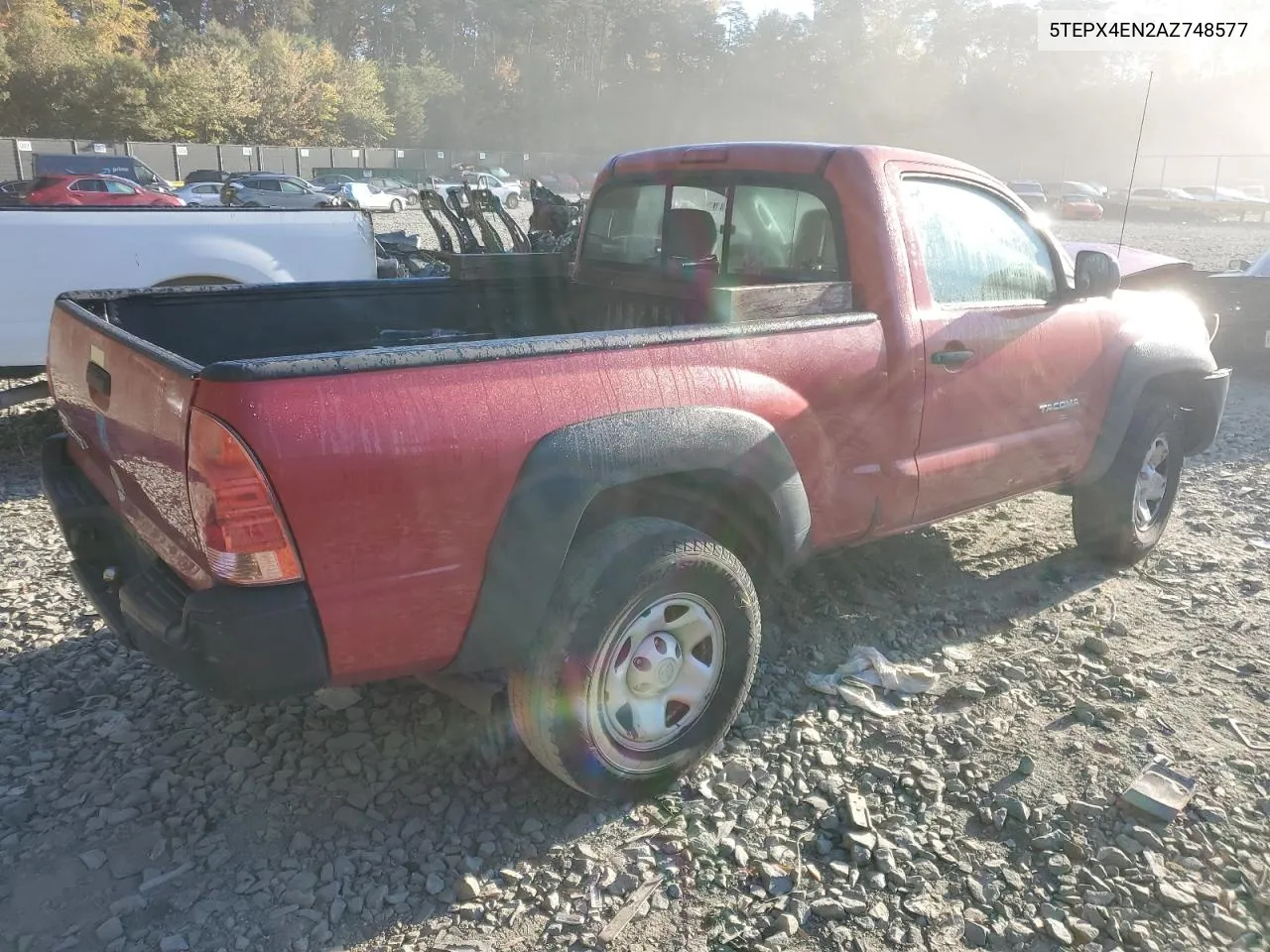 2010 Toyota Tacoma VIN: 5TEPX4EN2AZ748577 Lot: 76632584