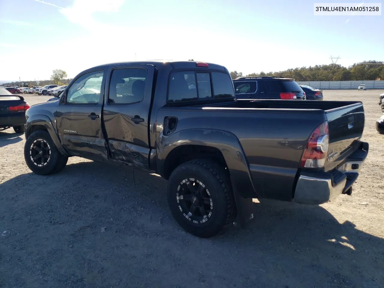 2010 Toyota Tacoma Double Cab VIN: 3TMLU4EN1AM051258 Lot: 77182514