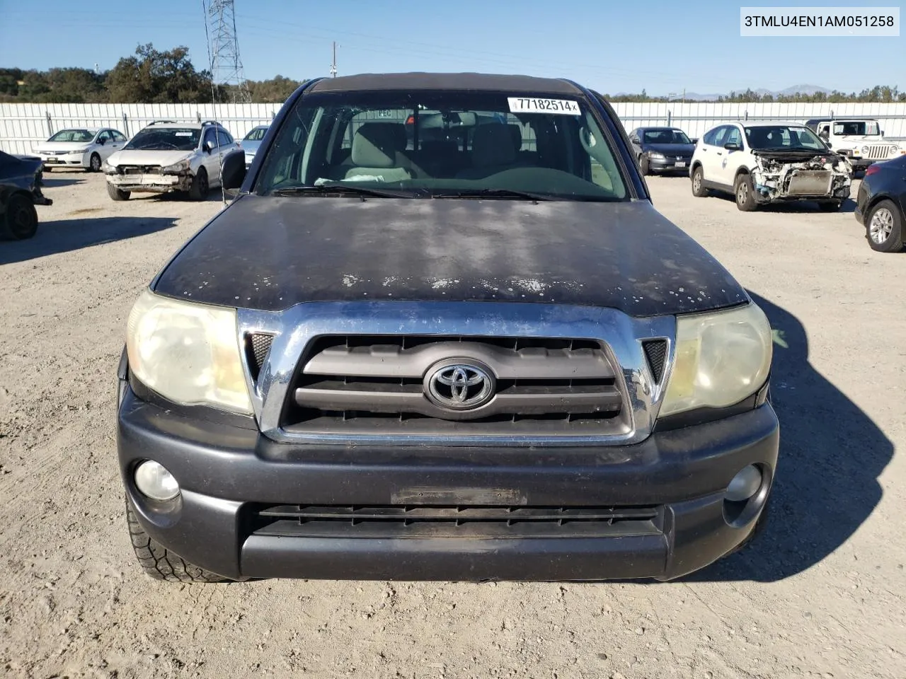 2010 Toyota Tacoma Double Cab VIN: 3TMLU4EN1AM051258 Lot: 77182514