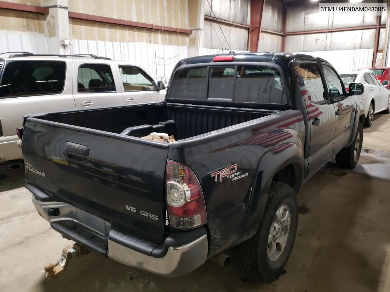 2010 Toyota Tacoma Double Cab VIN: 3TMLU4EN0AM043085 Lot: 77227214