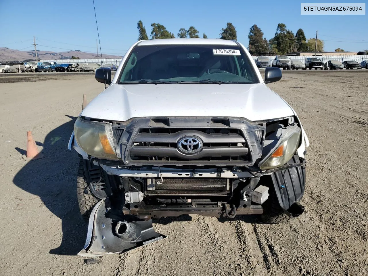 2010 Toyota Tacoma Prerunner Access Cab VIN: 5TETU4GN5AZ675094 Lot: 77676394