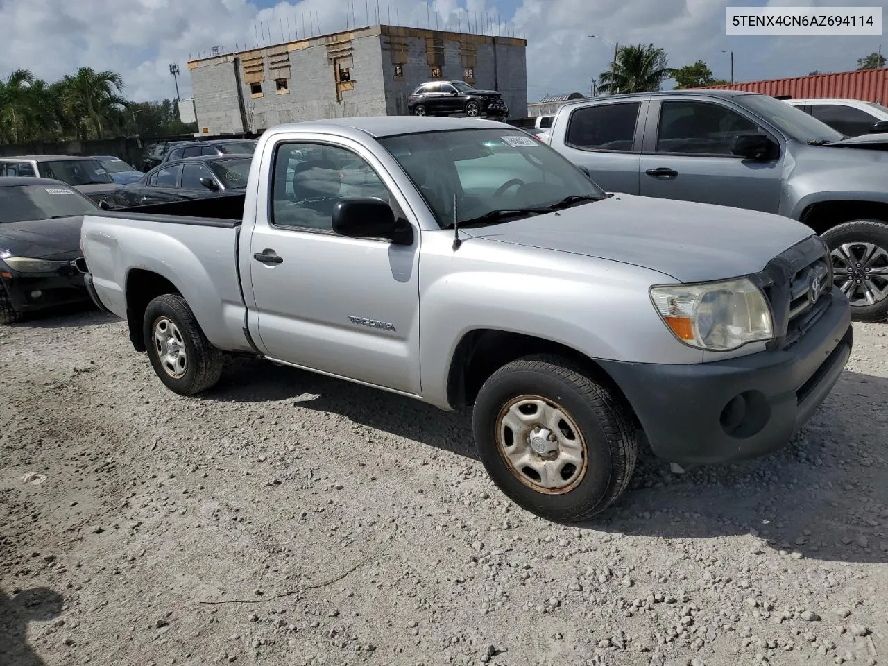 2010 Toyota Tacoma VIN: 5TENX4CN6AZ694114 Lot: 78480174