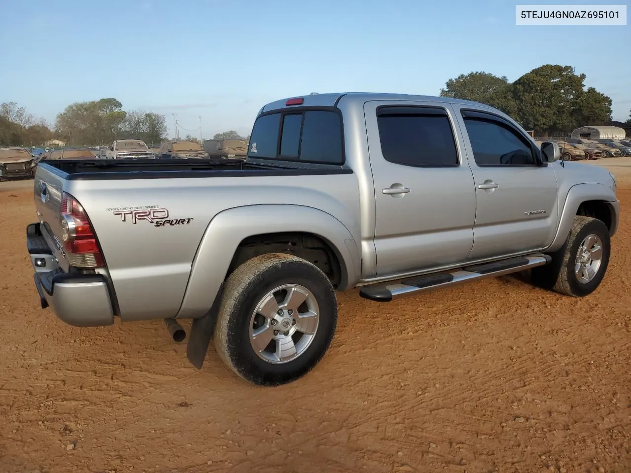 2010 Toyota Tacoma Double Cab Prerunner VIN: 5TEJU4GN0AZ695101 Lot: 78600594