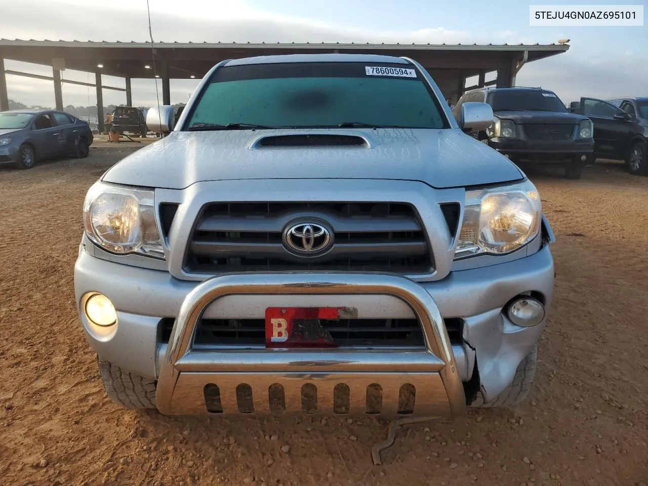 2010 Toyota Tacoma Double Cab Prerunner VIN: 5TEJU4GN0AZ695101 Lot: 78600594