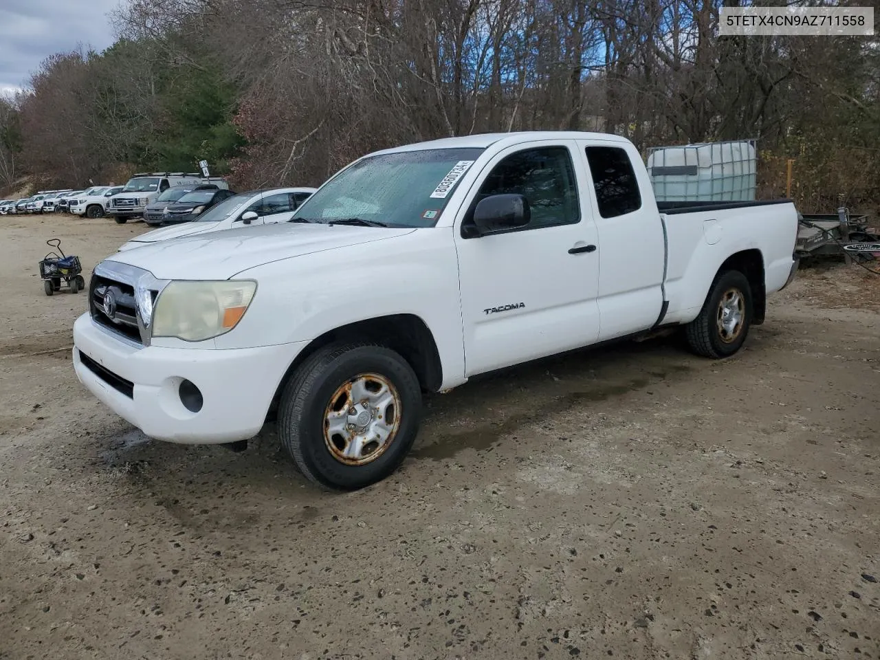 2010 Toyota Tacoma Access Cab VIN: 5TETX4CN9AZ711558 Lot: 80360734