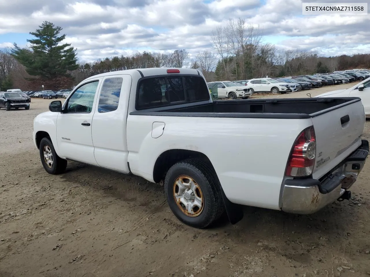 2010 Toyota Tacoma Access Cab VIN: 5TETX4CN9AZ711558 Lot: 80360734