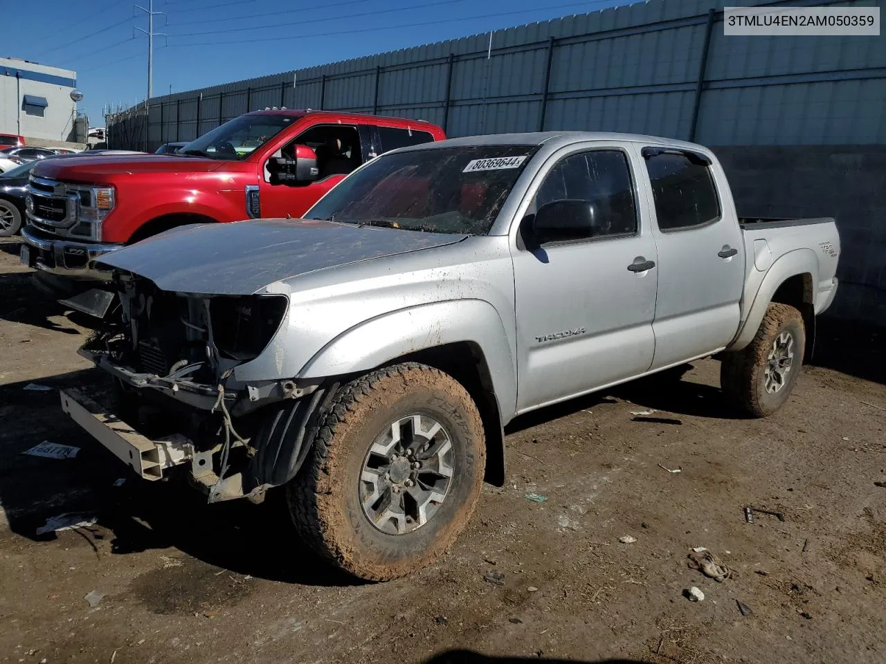 2010 Toyota Tacoma Double Cab VIN: 3TMLU4EN2AM050359 Lot: 80369644