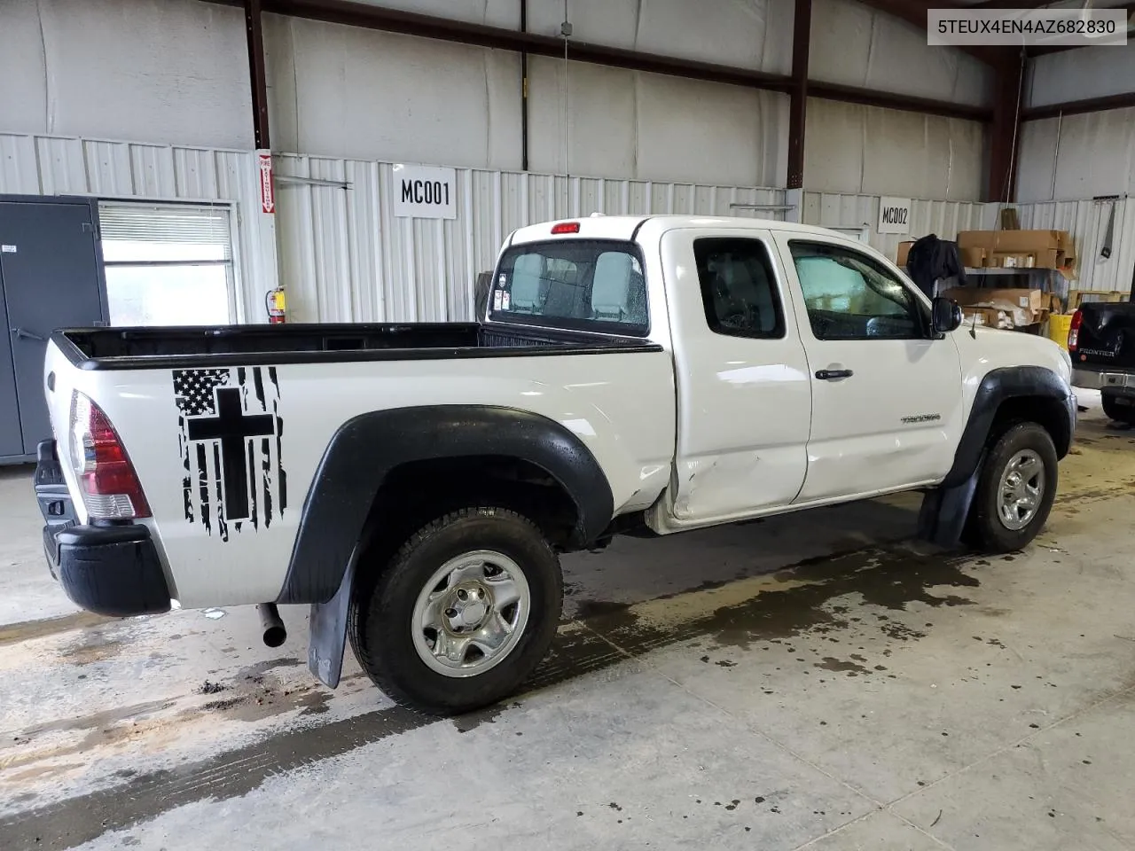 2010 Toyota Tacoma Access Cab VIN: 5TEUX4EN4AZ682830 Lot: 80613034