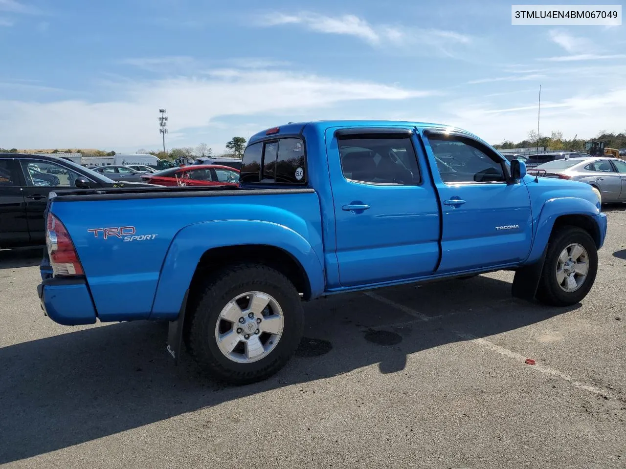 2011 Toyota Tacoma Double Cab VIN: 3TMLU4EN4BM067049 Lot: 52343644