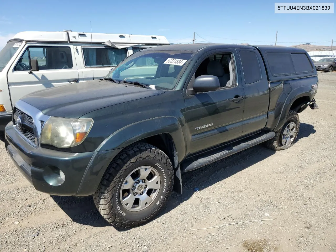 5TFUU4EN3BX021839 2011 Toyota Tacoma Access Cab