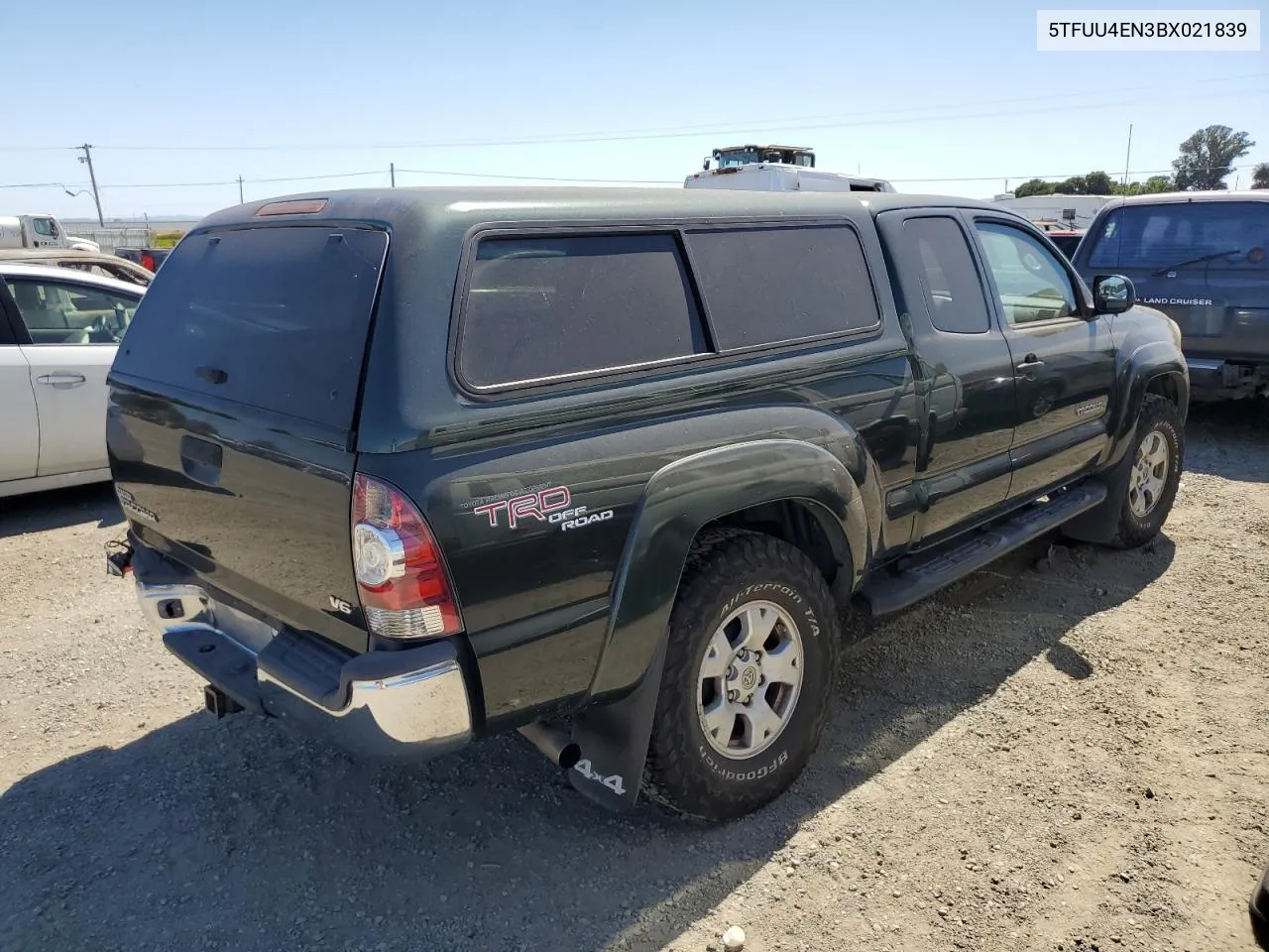 2011 Toyota Tacoma Access Cab VIN: 5TFUU4EN3BX021839 Lot: 59321334