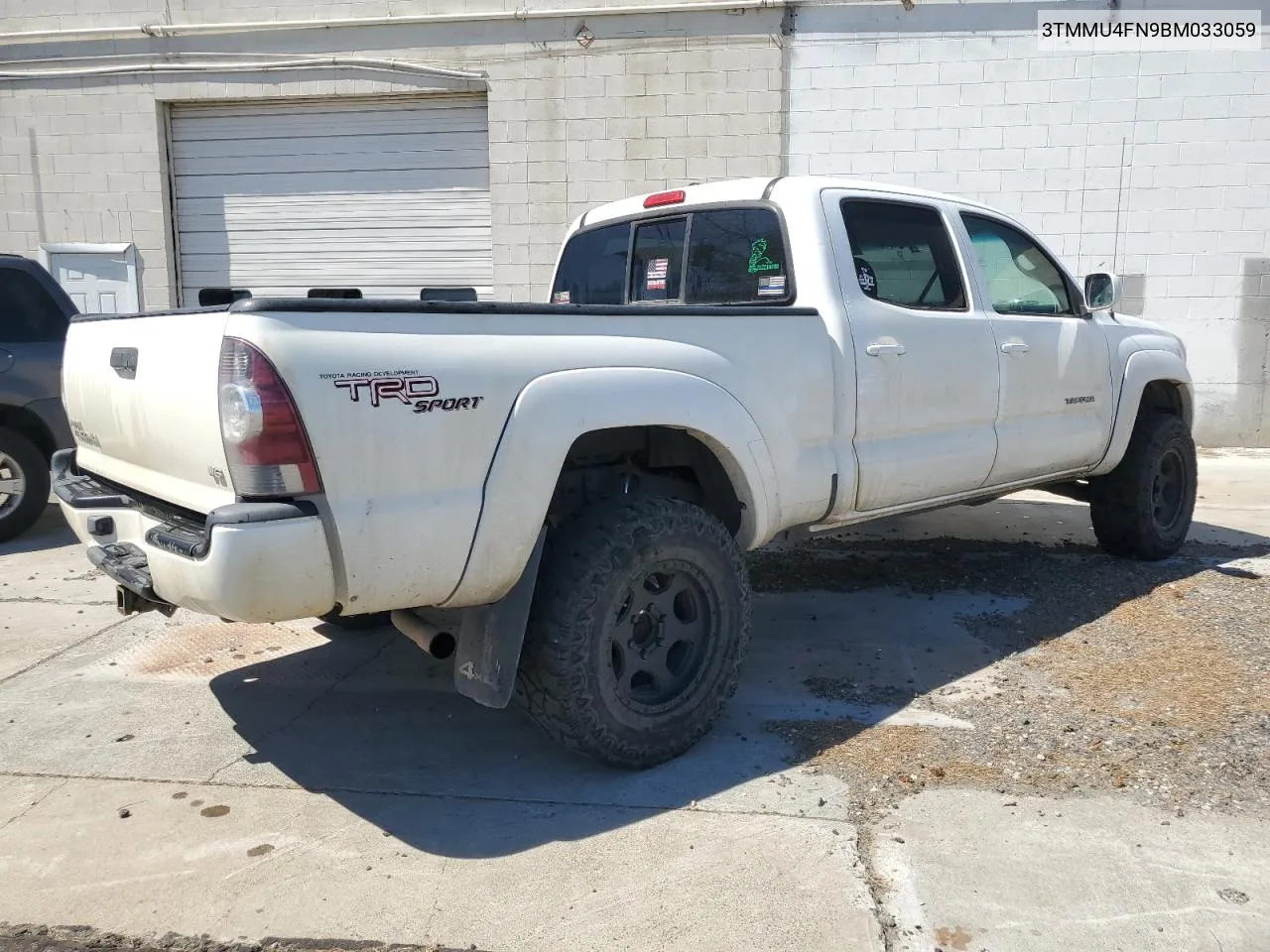 2011 Toyota Tacoma Double Cab Long Bed VIN: 3TMMU4FN9BM033059 Lot: 59534104