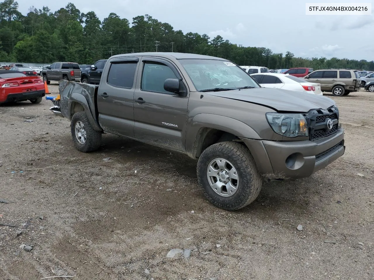 2011 Toyota Tacoma Double Cab VIN: 5TFJX4GN4BX004216 Lot: 64088634