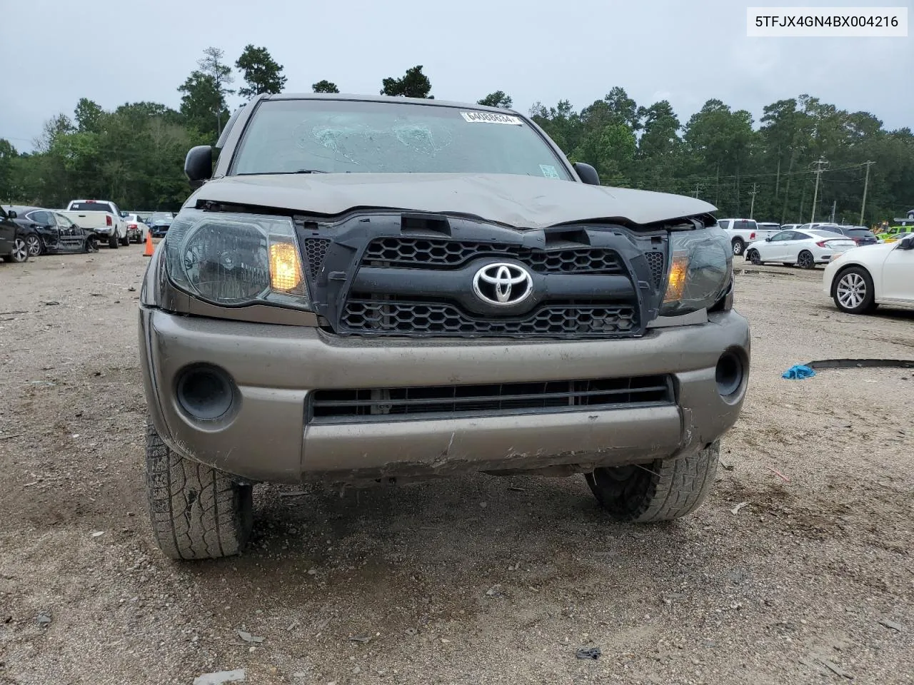 2011 Toyota Tacoma Double Cab VIN: 5TFJX4GN4BX004216 Lot: 64088634