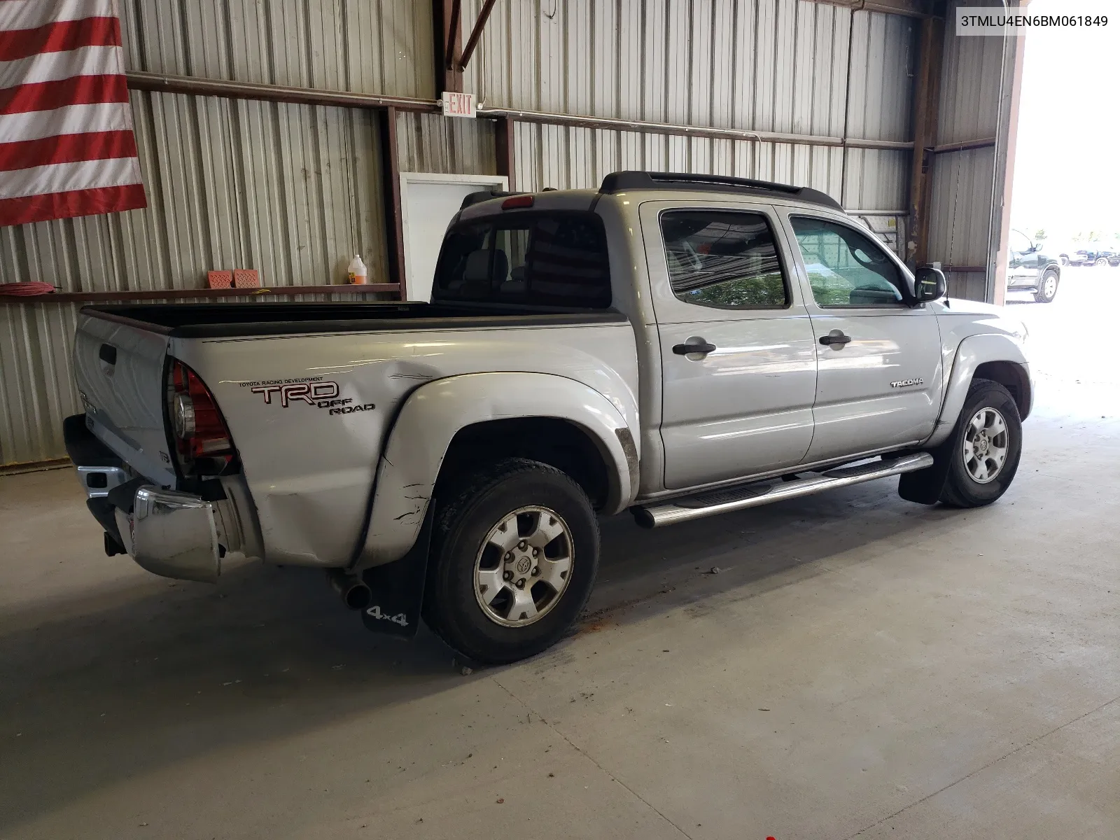 2011 Toyota Tacoma Double Cab VIN: 3TMLU4EN6BM061849 Lot: 64578844