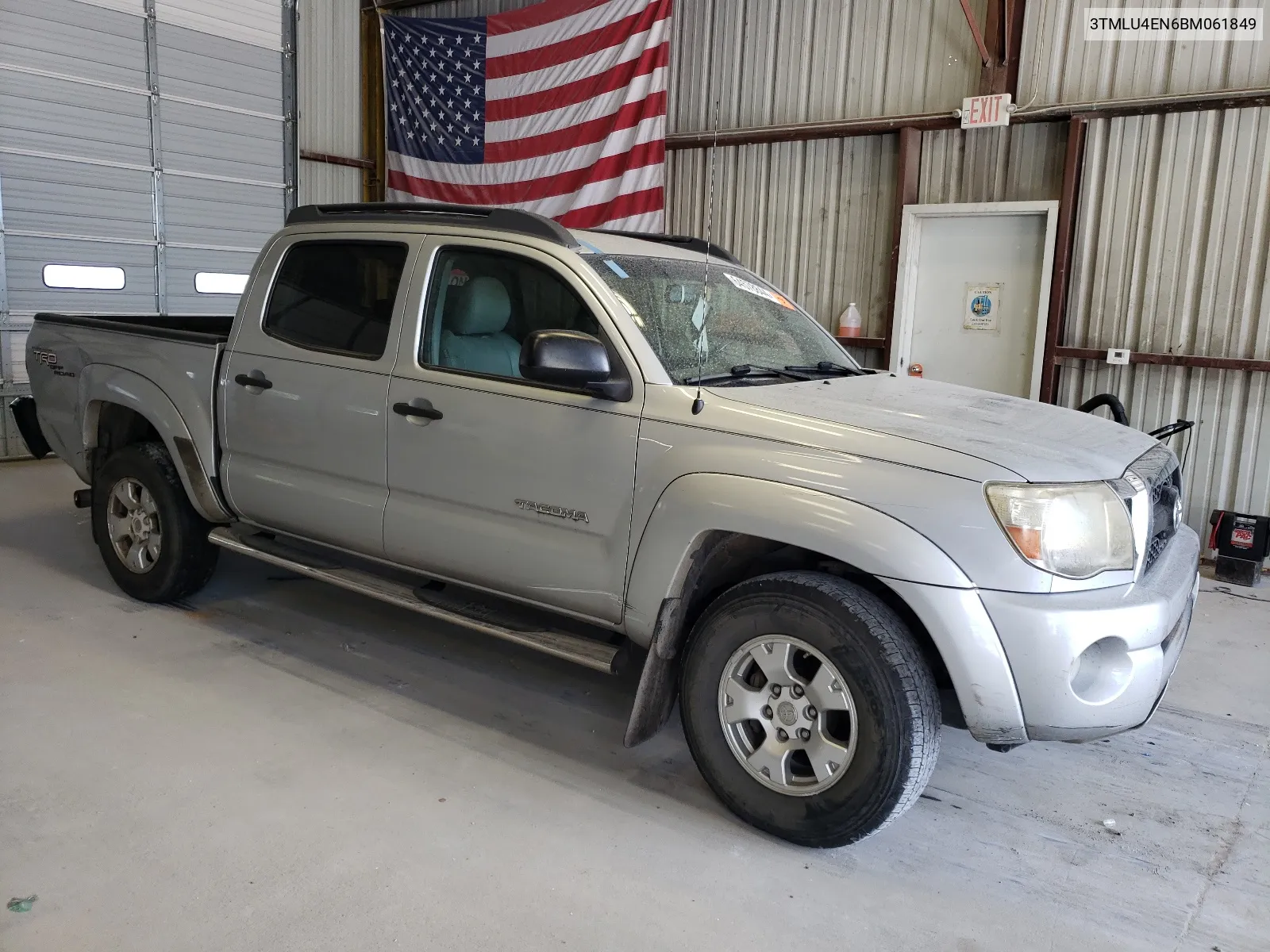 2011 Toyota Tacoma Double Cab VIN: 3TMLU4EN6BM061849 Lot: 64578844