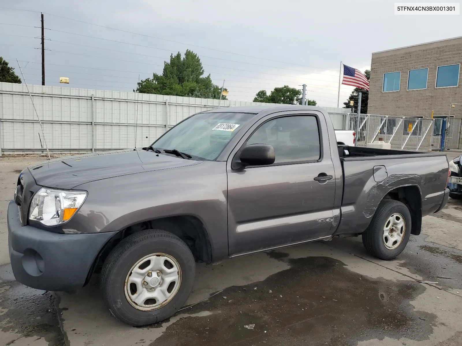 2011 Toyota Tacoma VIN: 5TFNX4CN3BX001301 Lot: 65172864