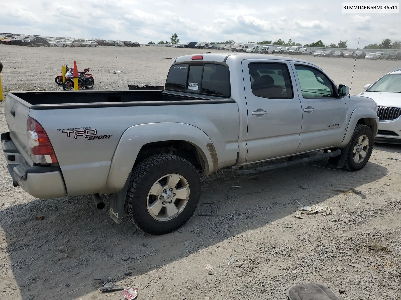 2011 Toyota Tacoma Double Cab Long Bed VIN: 3TMMU4FN5BM036511 Lot: 67269024