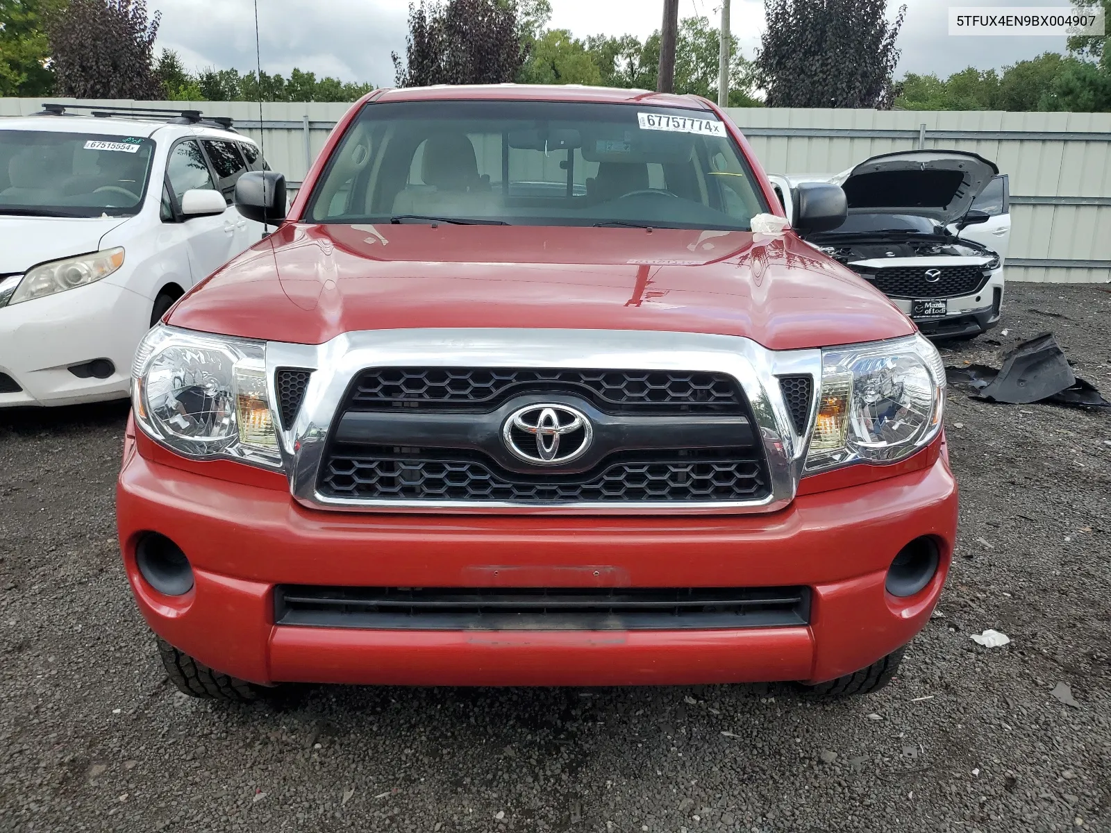 2011 Toyota Tacoma Access Cab VIN: 5TFUX4EN9BX004907 Lot: 67757774