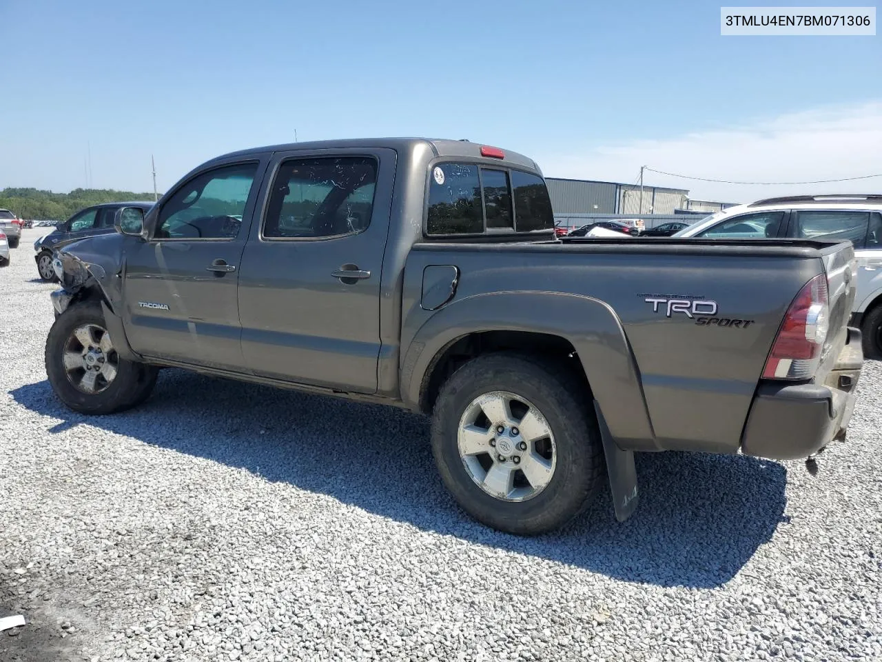 2011 Toyota Tacoma Double Cab VIN: 3TMLU4EN7BM071306 Lot: 68348024