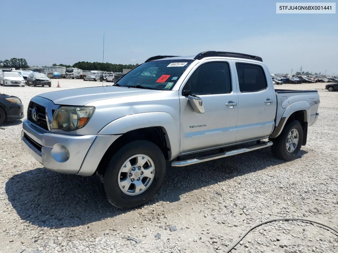 2011 Toyota Tacoma Double Cab Prerunner VIN: 5TFJU4GN6BX001441 Lot: 68425734