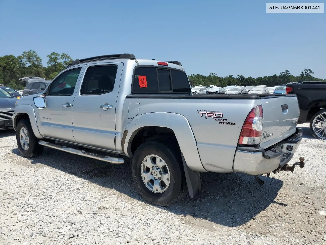 2011 Toyota Tacoma Double Cab Prerunner VIN: 5TFJU4GN6BX001441 Lot: 68425734