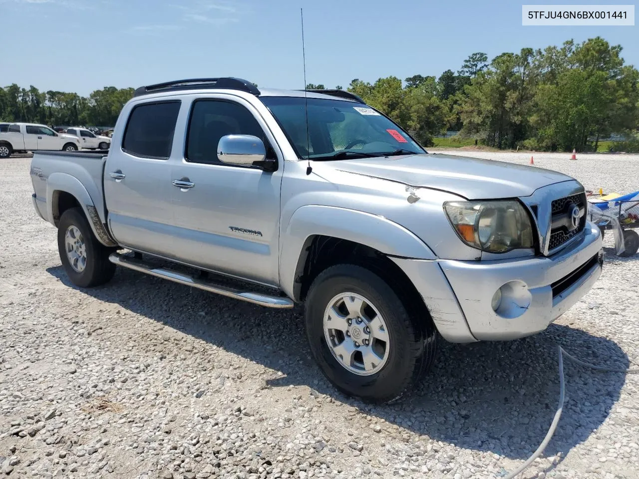 2011 Toyota Tacoma Double Cab Prerunner VIN: 5TFJU4GN6BX001441 Lot: 68425734