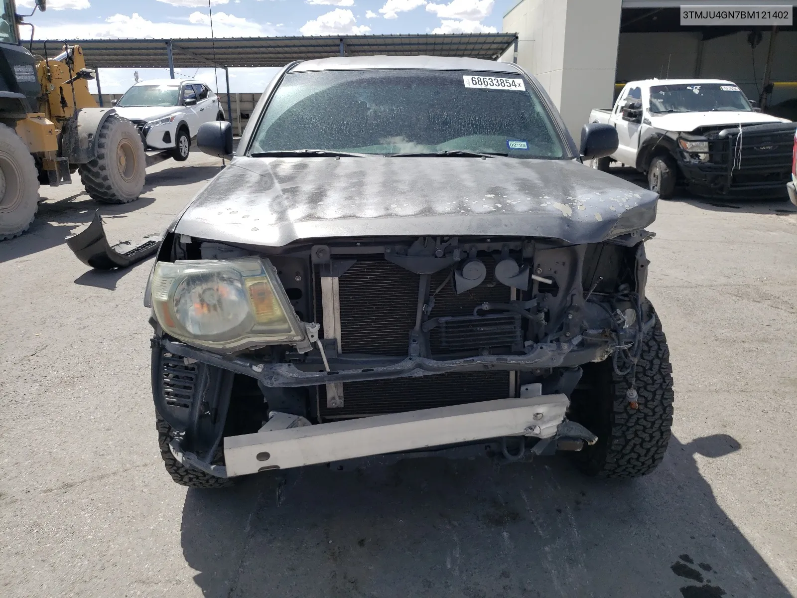 2011 Toyota Tacoma Double Cab Prerunner VIN: 3TMJU4GN7BM121402 Lot: 68633854