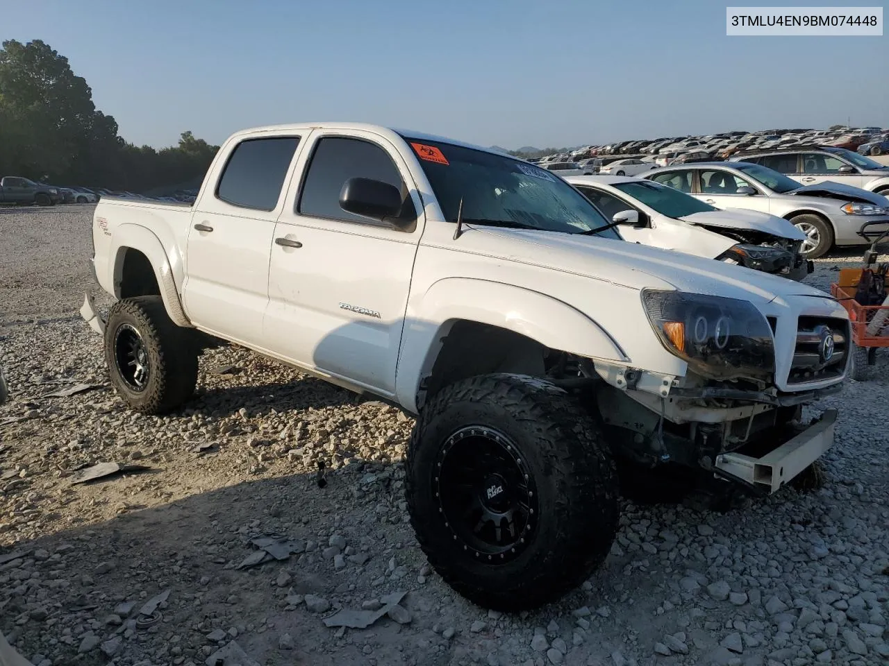 2011 Toyota Tacoma Double Cab VIN: 3TMLU4EN9BM074448 Lot: 69188264