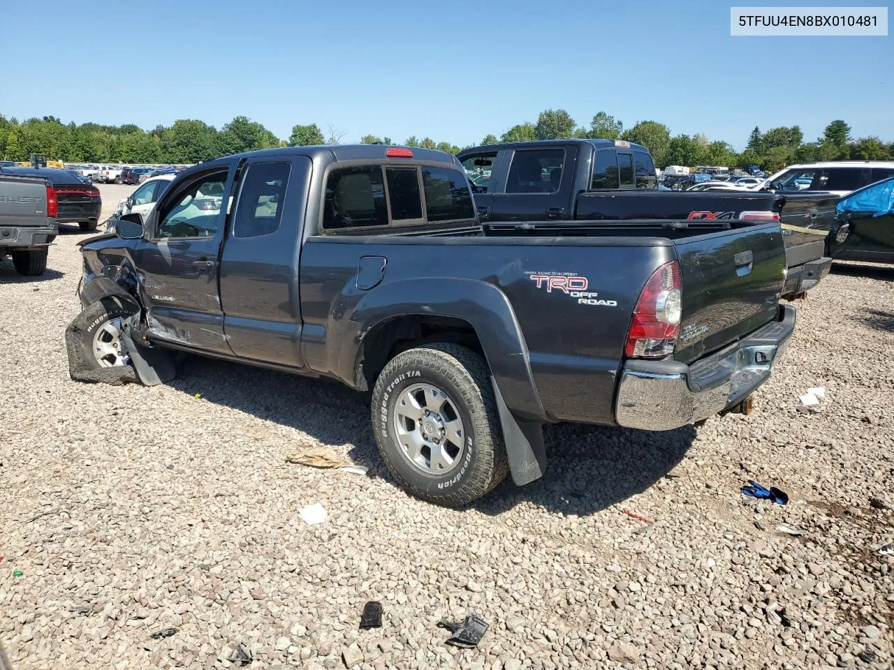 2011 Toyota Tacoma Access Cab VIN: 5TFUU4EN8BX010481 Lot: 69307654