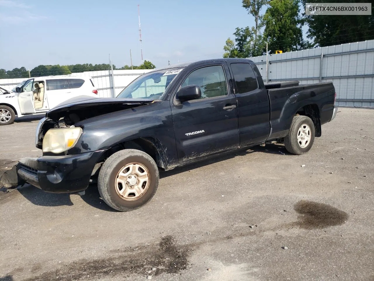 5TFTX4CN6BX001963 2011 Toyota Tacoma Access Cab