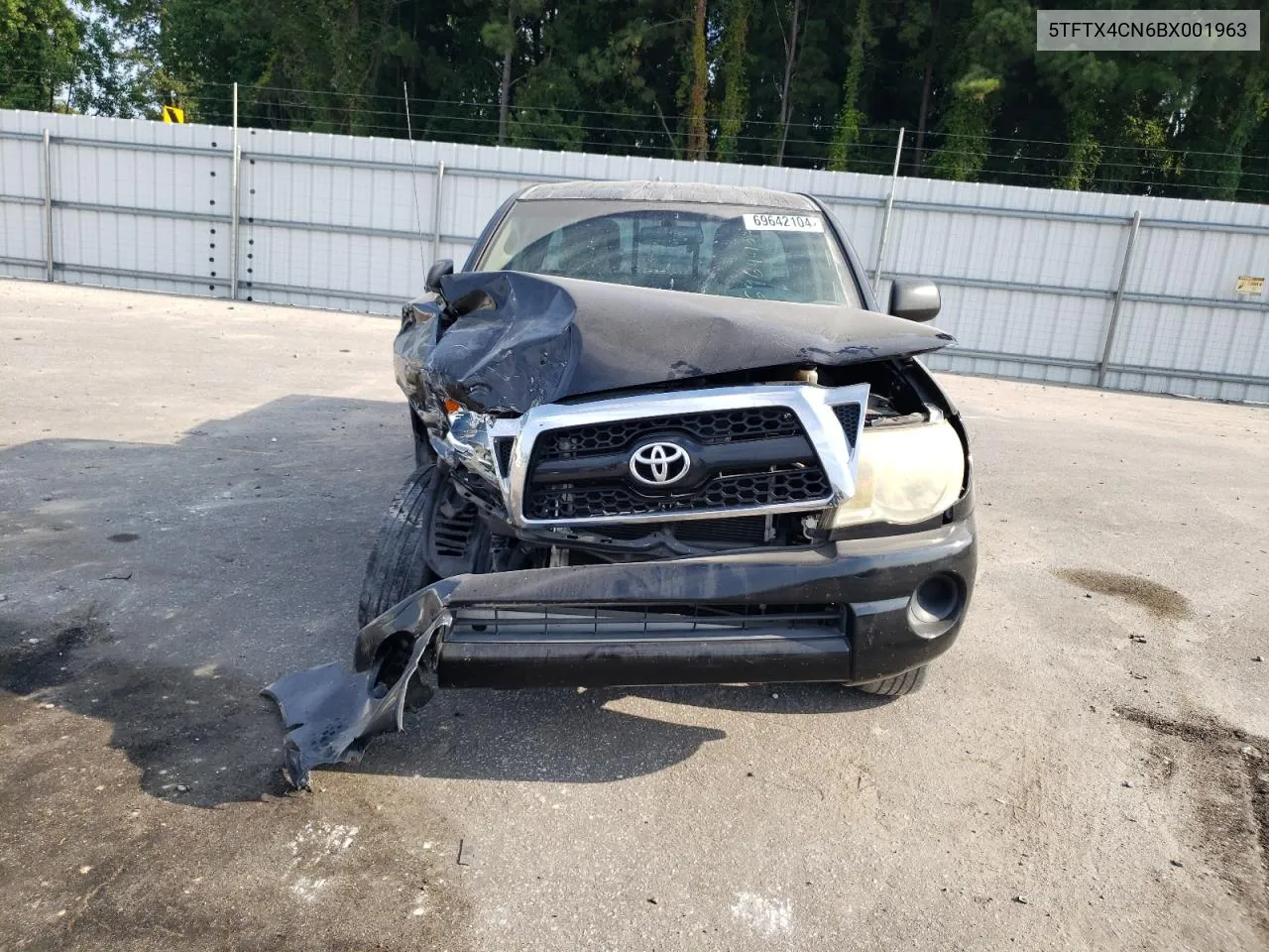 2011 Toyota Tacoma Access Cab VIN: 5TFTX4CN6BX001963 Lot: 69642104