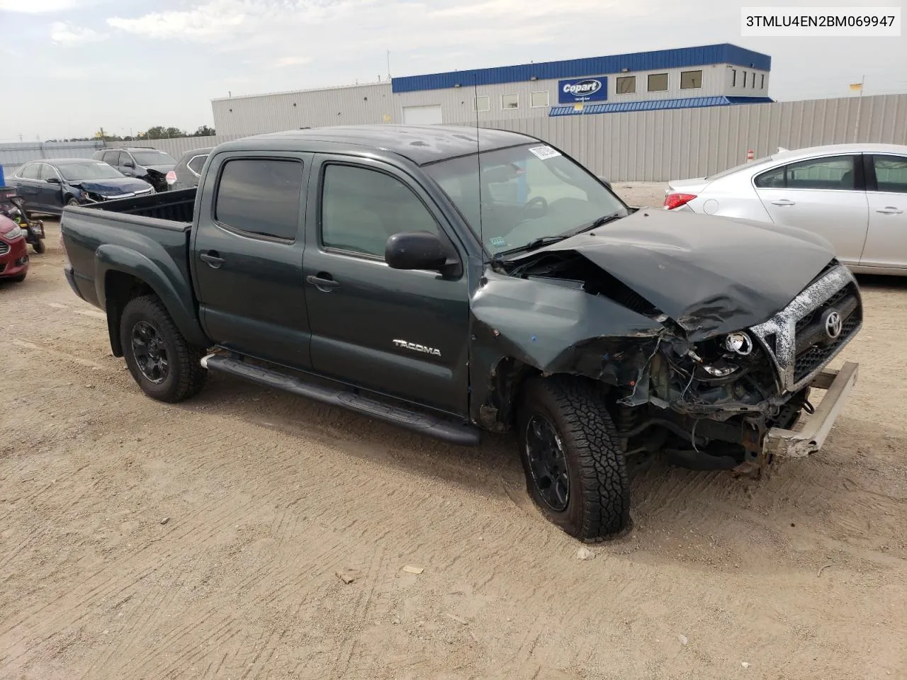 2011 Toyota Tacoma Double Cab VIN: 3TMLU4EN2BM069947 Lot: 70027934