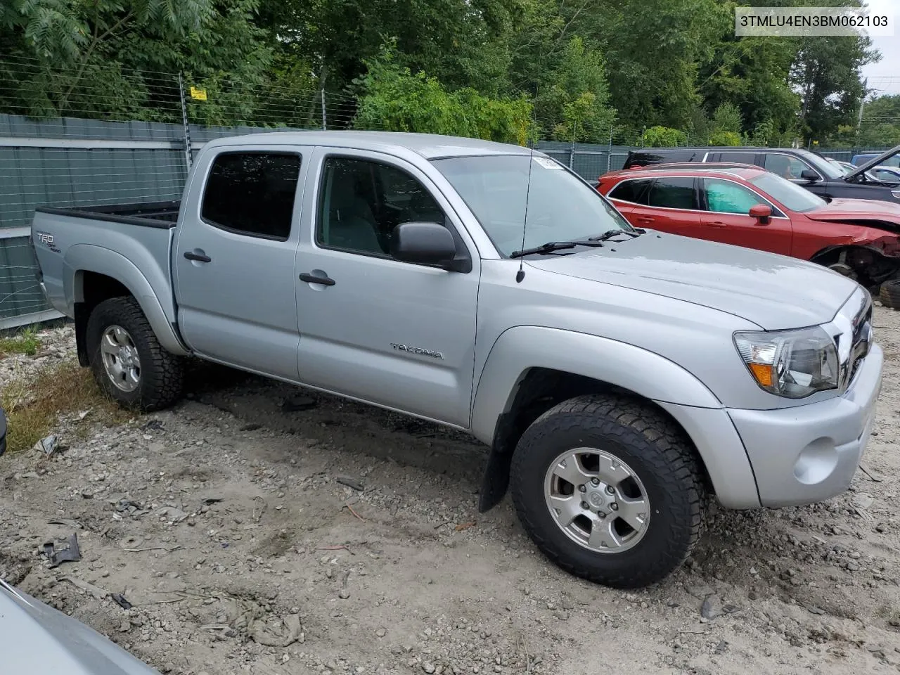 2011 Toyota Tacoma Double Cab VIN: 3TMLU4EN3BM062103 Lot: 70195874