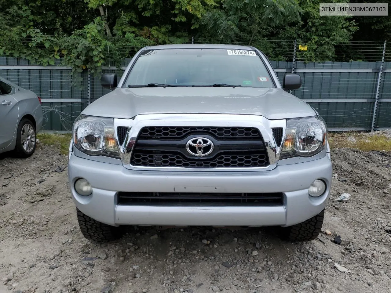 2011 Toyota Tacoma Double Cab VIN: 3TMLU4EN3BM062103 Lot: 70195874