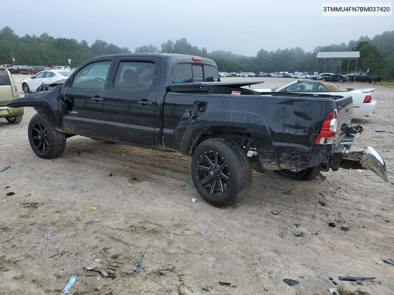 3TMMU4FN7BM037420 2011 Toyota Tacoma Double Cab Long Bed