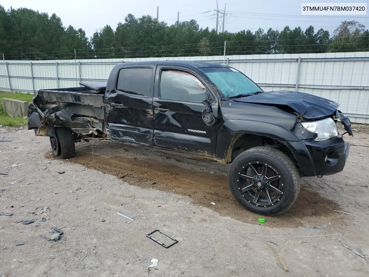 2011 Toyota Tacoma Double Cab Long Bed VIN: 3TMMU4FN7BM037420 Lot: 70222694