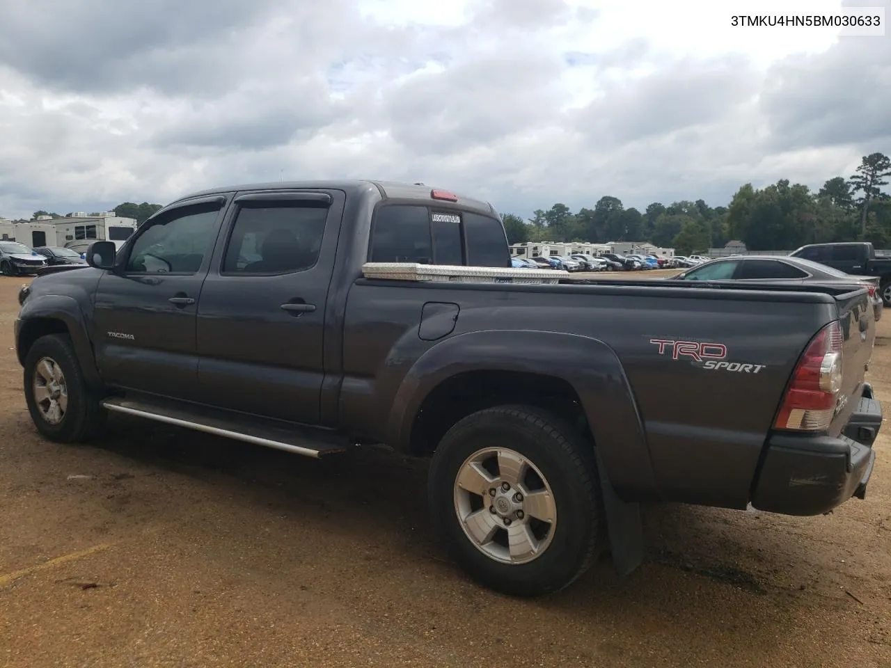 2011 Toyota Tacoma Double Cab Prerunner Long Bed VIN: 3TMKU4HN5BM030633 Lot: 70516154