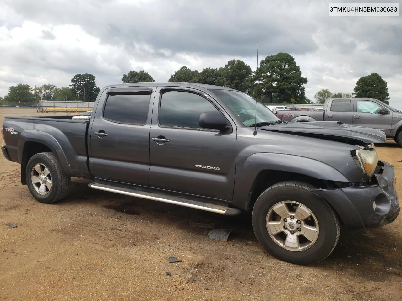 2011 Toyota Tacoma Double Cab Prerunner Long Bed VIN: 3TMKU4HN5BM030633 Lot: 70516154