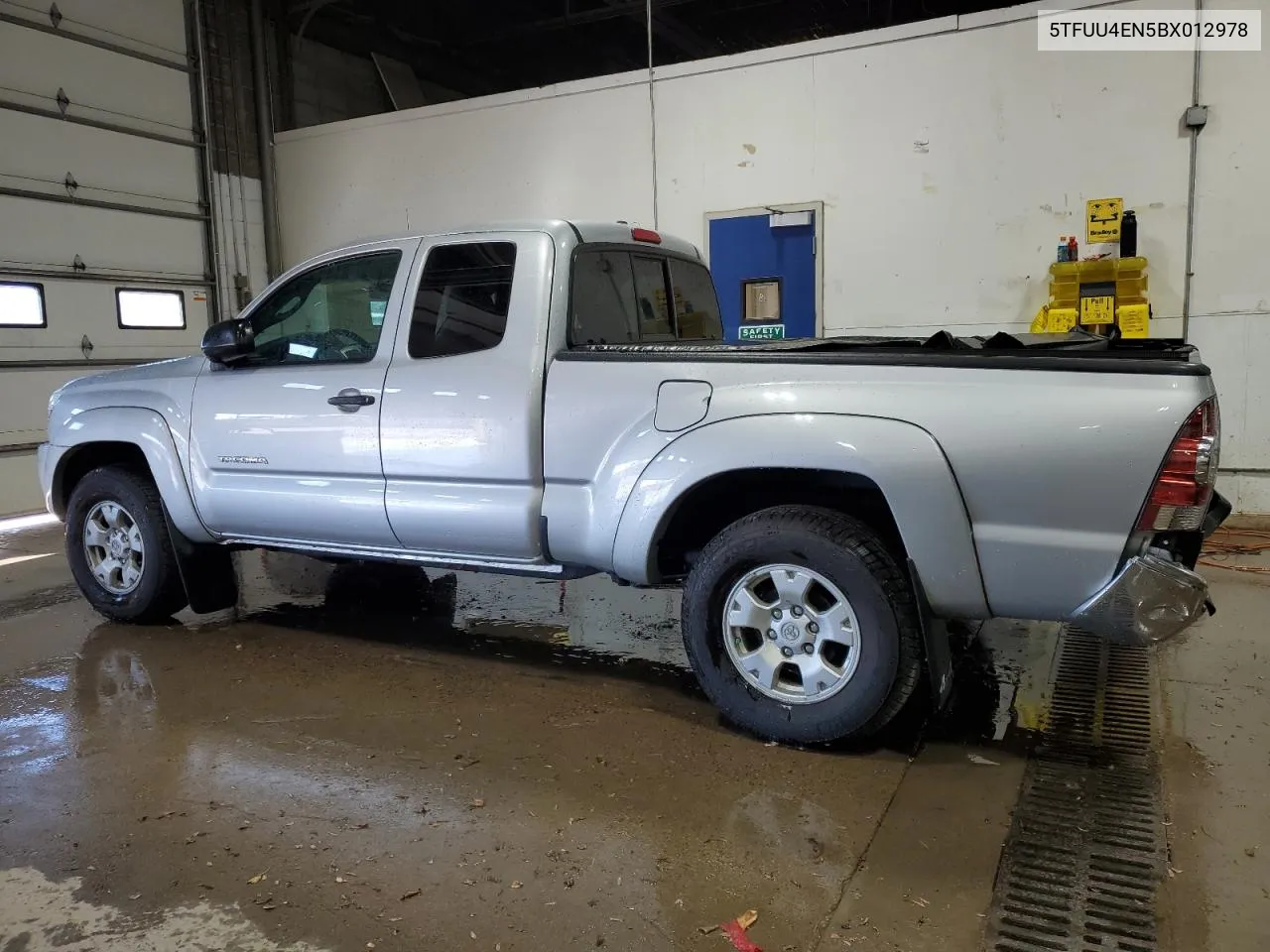 5TFUU4EN5BX012978 2011 Toyota Tacoma Access Cab