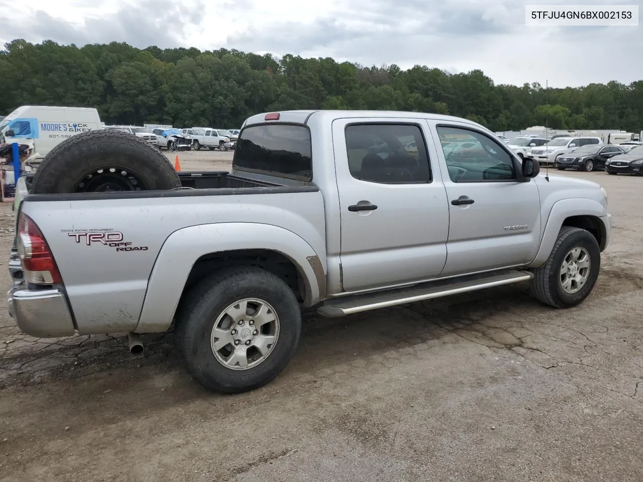 2011 Toyota Tacoma Double Cab Prerunner VIN: 5TFJU4GN6BX002153 Lot: 70784844