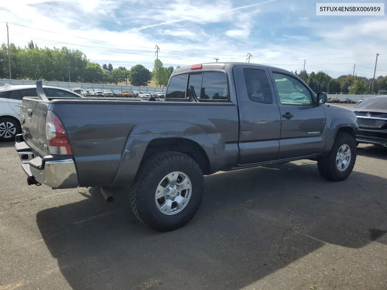 2011 Toyota Tacoma Access Cab VIN: 5TFUX4EN5BX006959 Lot: 70859204