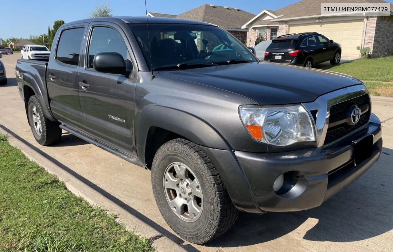 2011 Toyota Tacoma Double Cab VIN: 3TMLU4EN2BM077479 Lot: 70903564