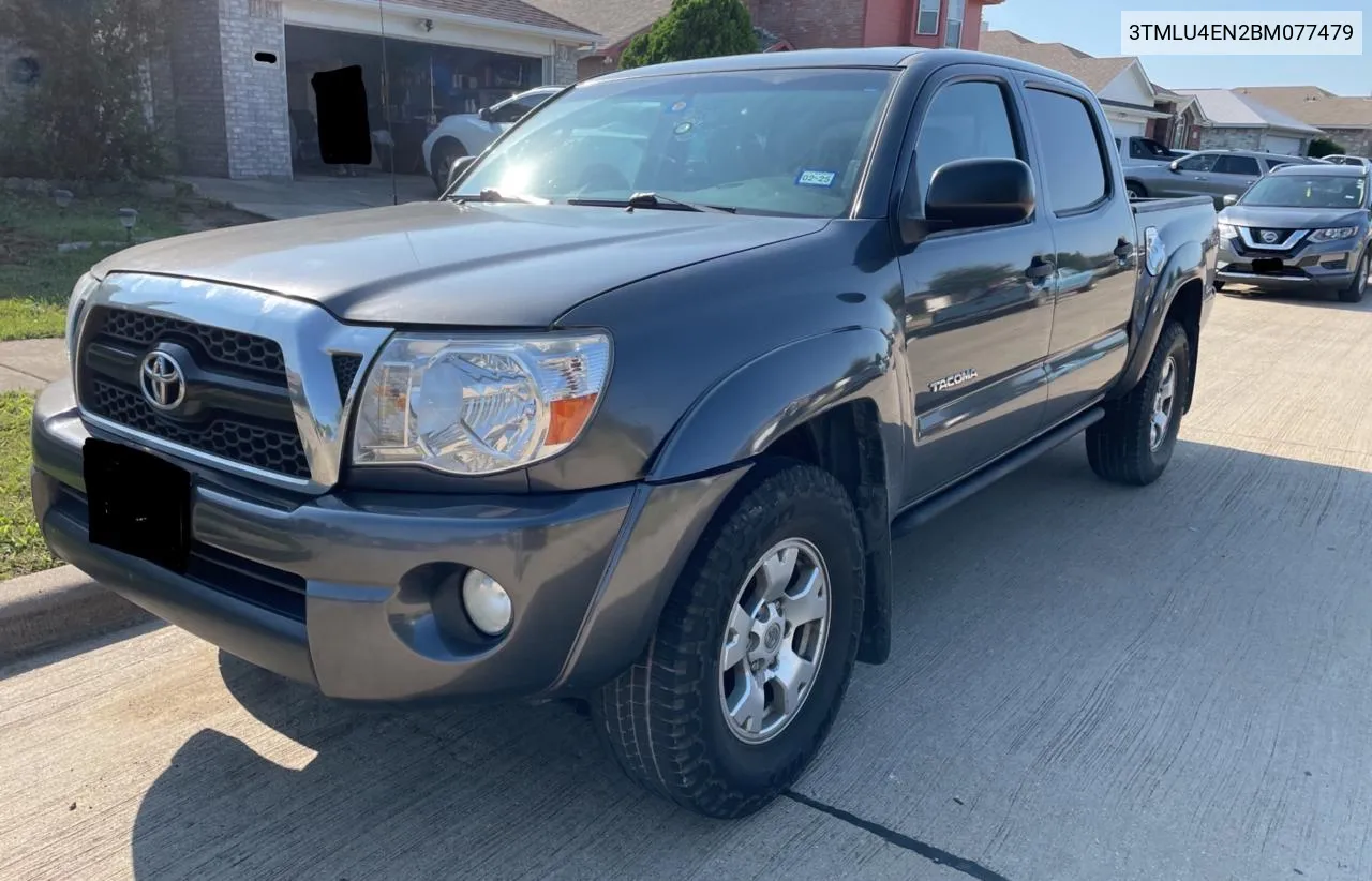 3TMLU4EN2BM077479 2011 Toyota Tacoma Double Cab