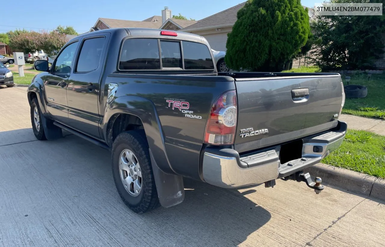 2011 Toyota Tacoma Double Cab VIN: 3TMLU4EN2BM077479 Lot: 70903564