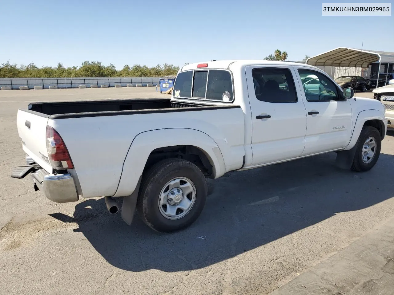 3TMKU4HN3BM029965 2011 Toyota Tacoma Double Cab Prerunner Long Bed