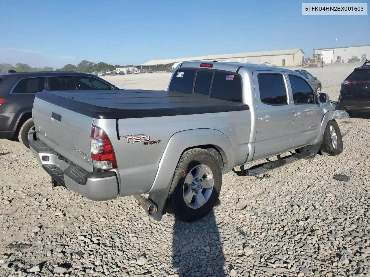 2011 Toyota Tacoma Double Cab Prerunner Long Bed VIN: 5TFKU4HN2BX001603 Lot: 71400204